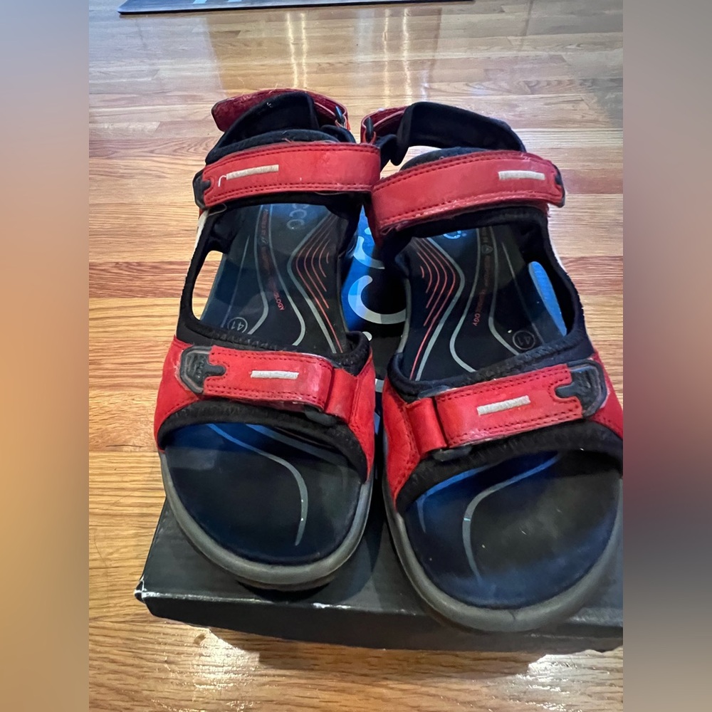 Ecco Yucatan black sandals
 size 41 / 10-10.5